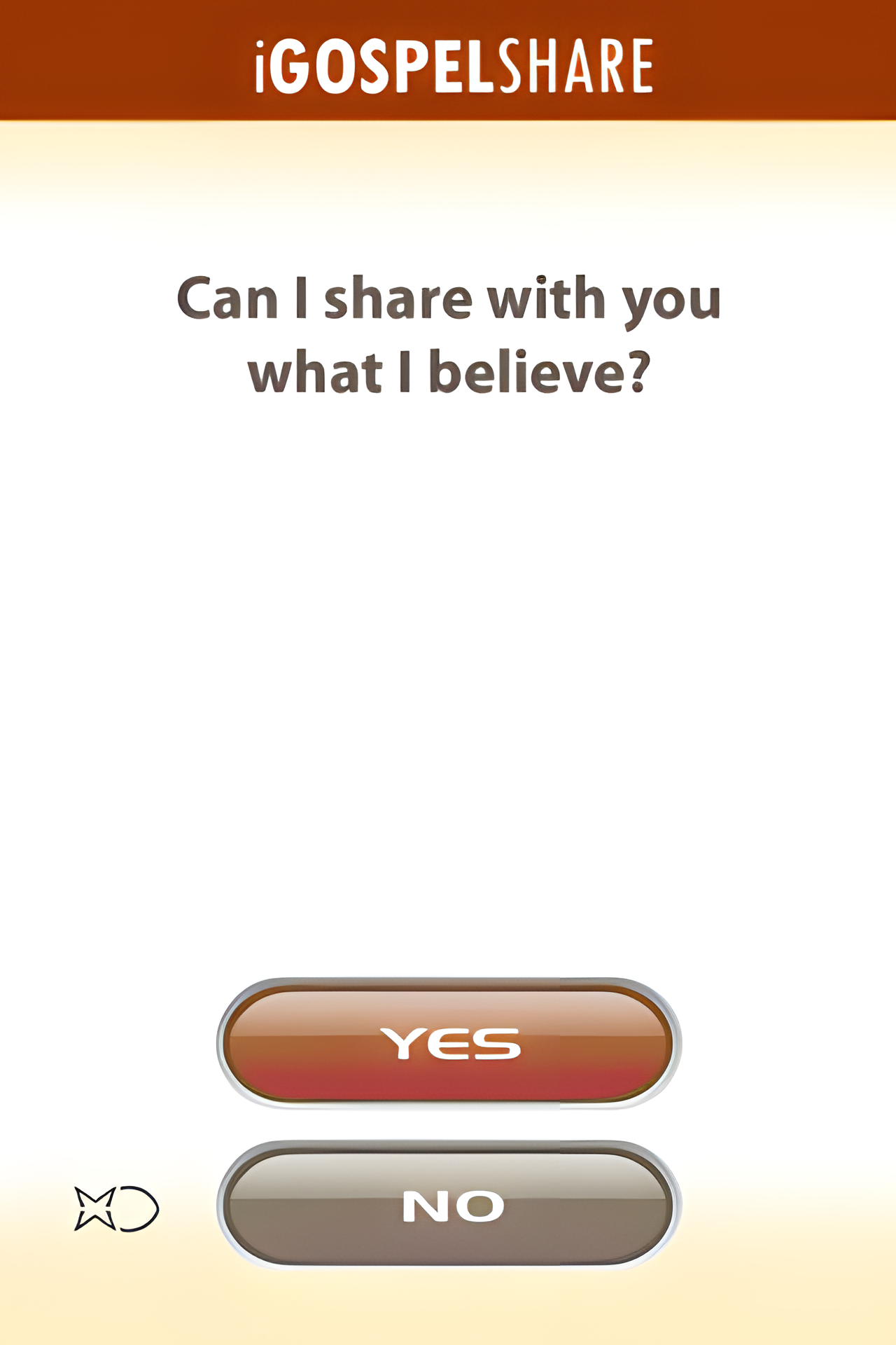 Can I share with you what I believe?