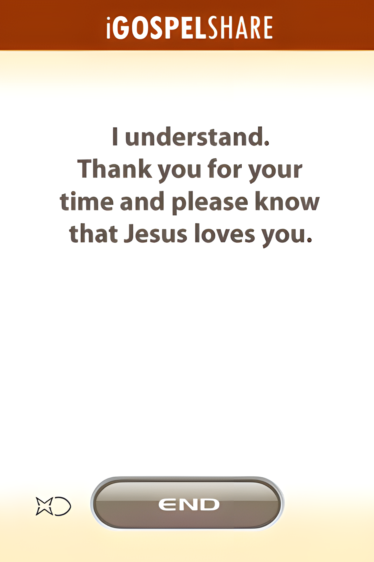 Thank you for your time. Jesus loves you.