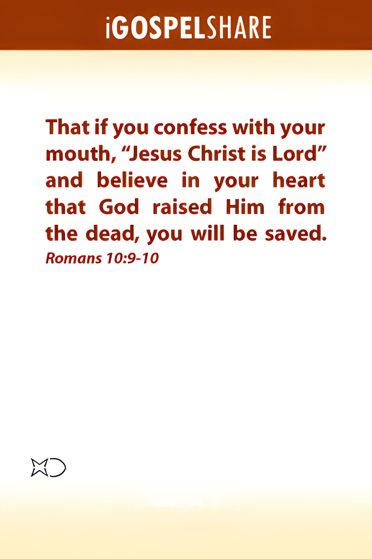 Romans 10:9-10
